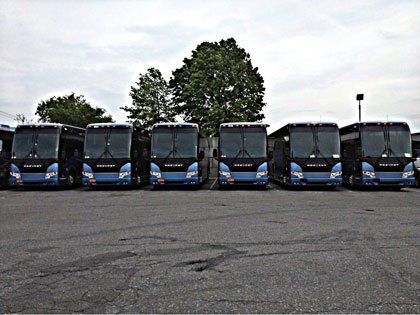 Luxury Executive Bus, Comfortable Coach Charter Bus around New Jersey