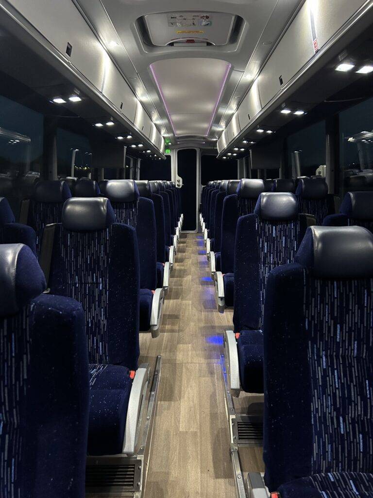 40 Passenger Bus Interior