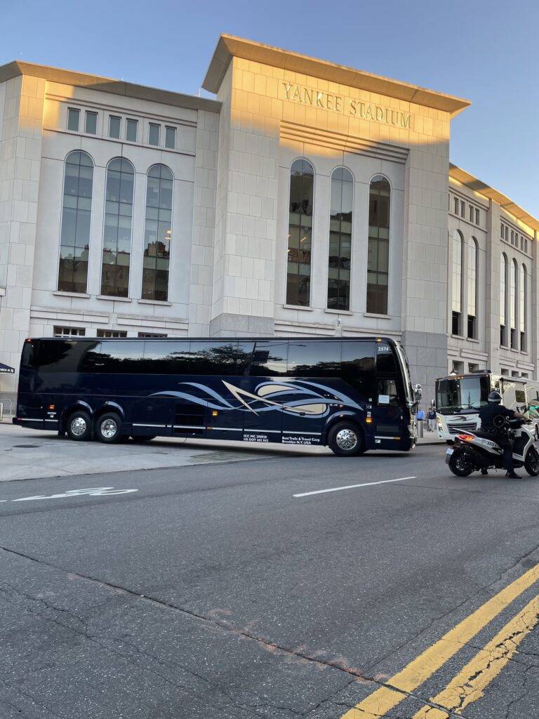 Bus at Yankee Stadium